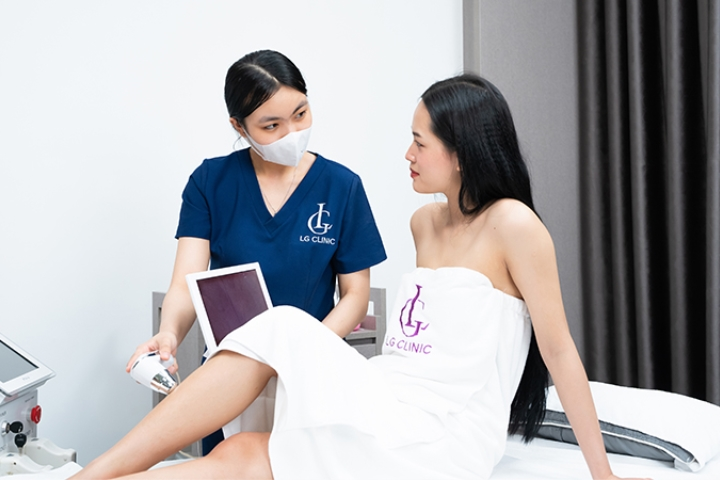 Triệt lông chân LG Clinic Triệt lông chân LG Clinic